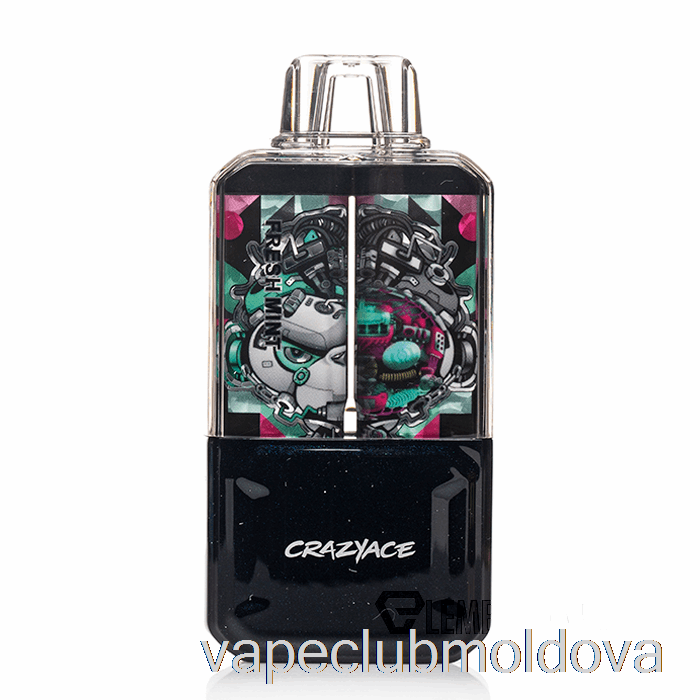 Kit Vape Pod Crazyace B15000 Menta Proaspata De Unica Folosinta